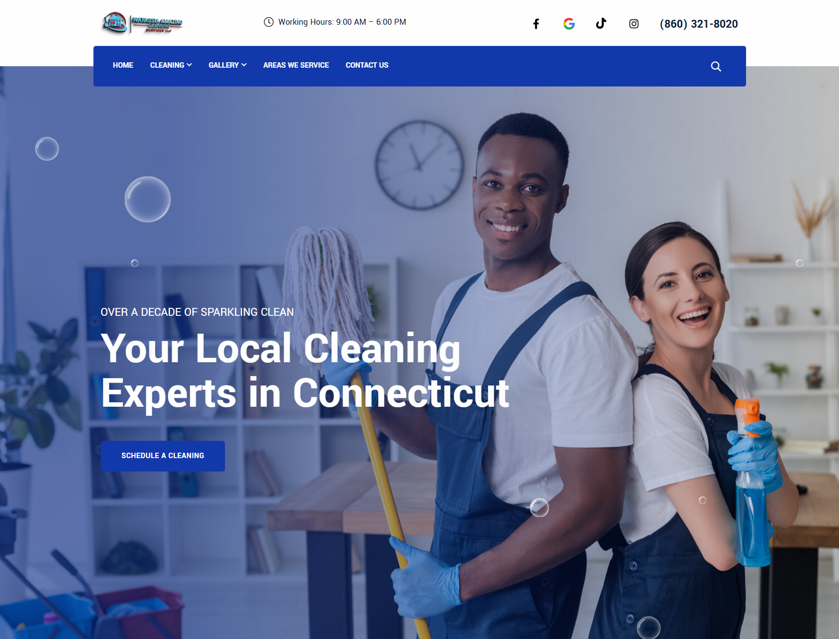 Natassia Amazing Cleaning Website